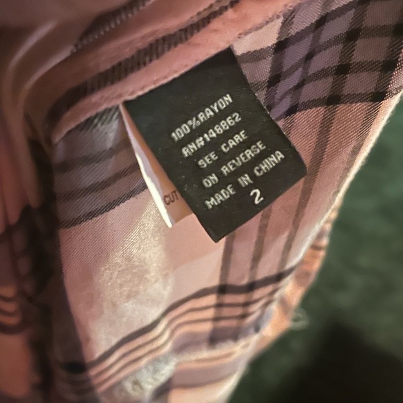 #43 TORRID size 2 pink plaid ( see pics - Picture 3 of 5